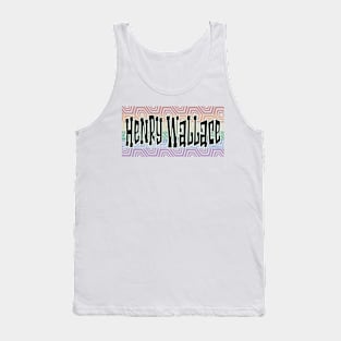 LGBTQ PRIDE EQUAL USA HENRY WALLACE Tank Top